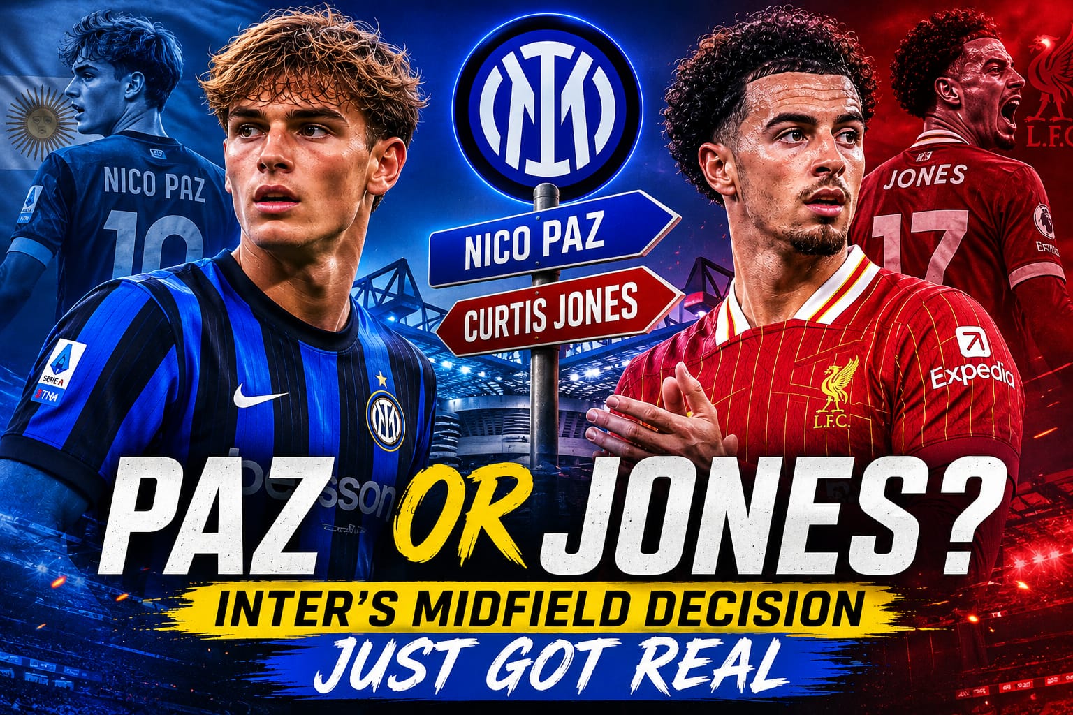 Paz or Jones? Inter’s Midfield Decision Just Got Real Paz or Jones? Inter’s Midfield Decision Just Got Real