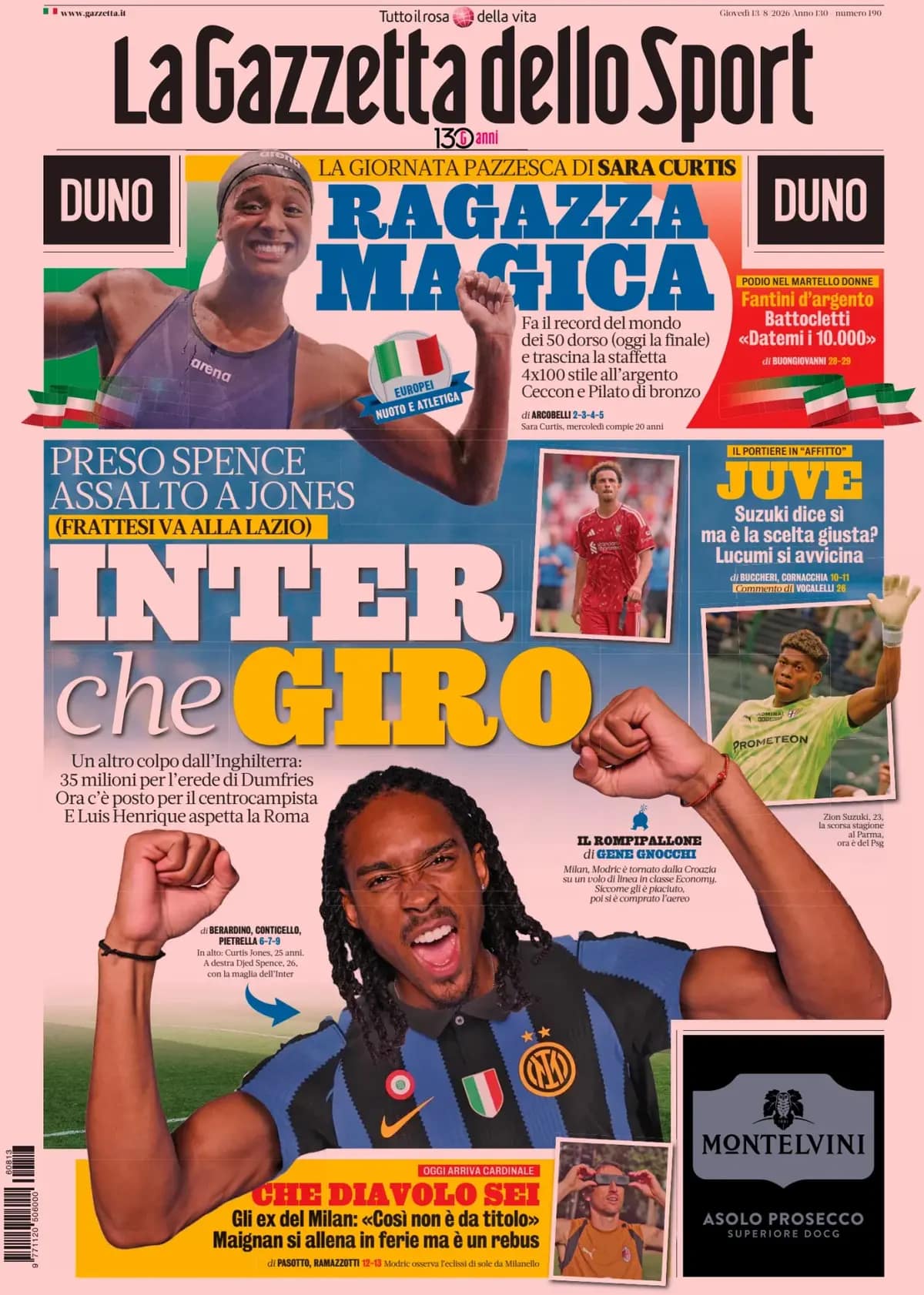 Today’s Papers: Spence secured, English Inter, Alajbegovic talks Today’s Papers: Spence secured, English Inter, Alajbegovic talks