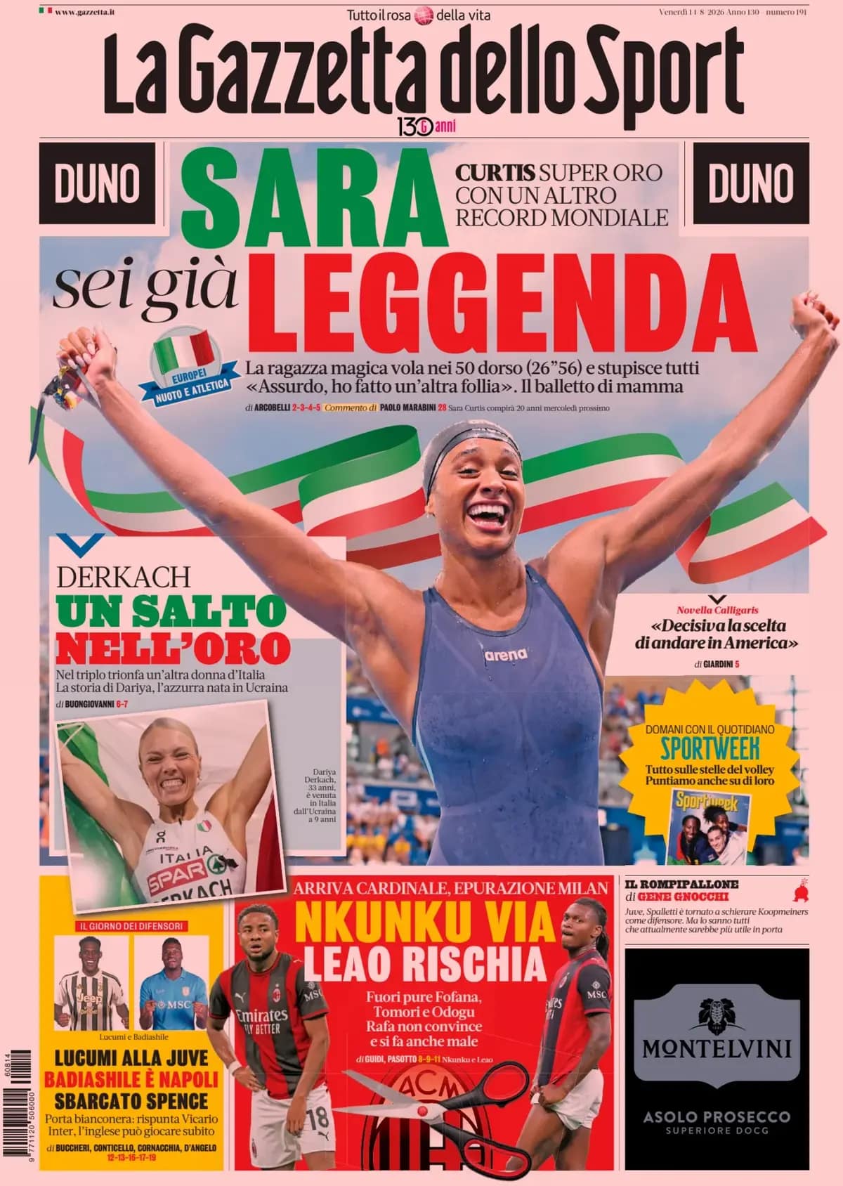 Today’s Papers: Juventus back to Vicario, Miracle Curtis Today’s Papers: Juventus back to Vicario, Miracle Curtis