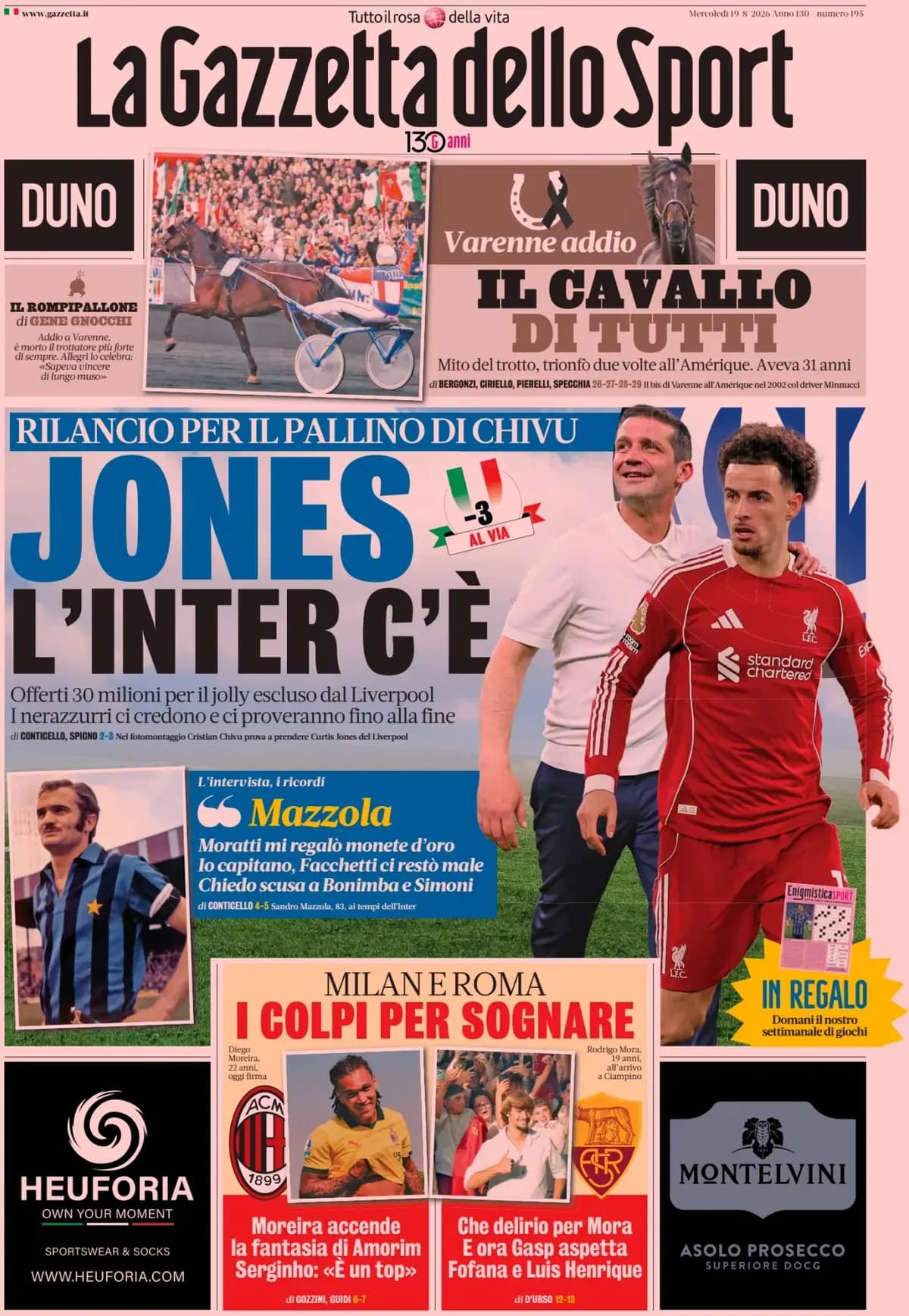 Today’s Papers: Roma love Mora, Juventus need more, Sarri wants Anguissa, Today’s Papers: Roma love Mora, Juventus need more, Sarri wants Anguissa,