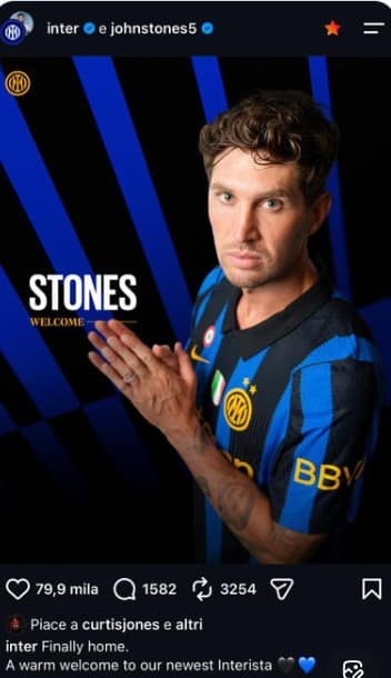Jones: Liverpool midfielder reacts to Stones’ Inter move, fuelling transfer speculation Jones: Liverpool midfielder reacts to Stones’ Inter move, fuelling transfer speculation