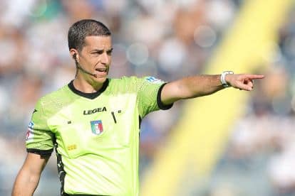 Official referees for Serie A Week 1 fixtures assigned Official referees for Serie A Week 1 fixtures assigned