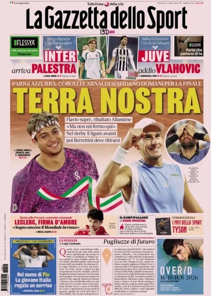 Today’s Papers – Inter closer to Palestra, Vlahovic shocks Juventus, Pio makes Italy smile Today’s Papers – Inter closer to Palestra, Vlahovic shocks Juventus, Pio makes Italy smile