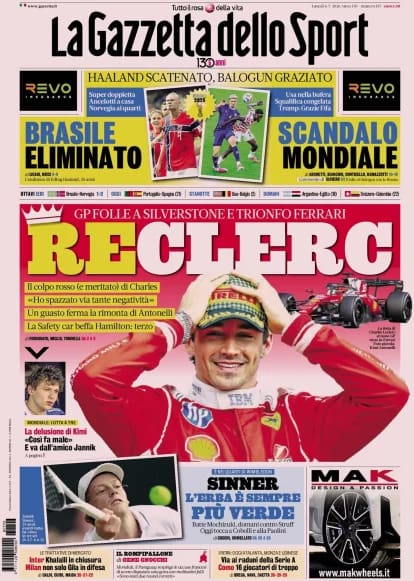Today’s Papers – Ancelotti eliminated, Balogun’s World Cup scandal Today’s Papers – Ancelotti eliminated, Balogun’s World Cup scandal