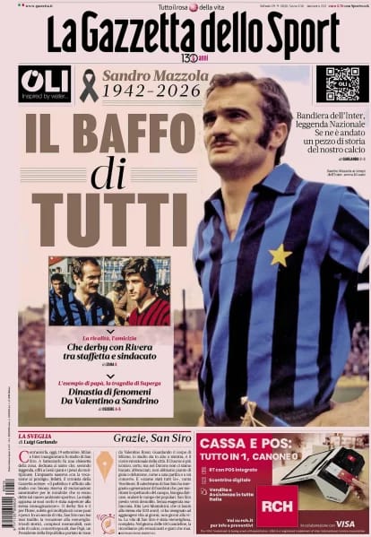 Today’s Papers – Roma threaten Inter, Mancini’s Italy debutants Today’s Papers – Roma threaten Inter, Mancini’s Italy debutants